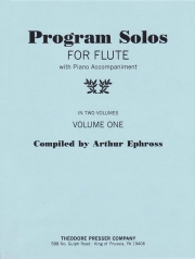 フルートのためのプログラム・ソロ曲集（アーサー・エフロス）（フルート）【Program Solos for Flute】