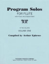 フルートのためのプログラム・ソロ曲集（アーサー・エフロス）（フルート）【Program Solos for Flute】