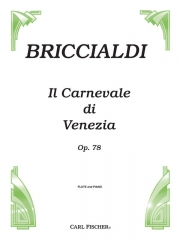 ベネチア・カーニバルⅡ作品78　（フルート+ピアノ）【Il Carnevale Di Venezia Opus 78】