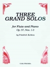 3つのグランド・ソロ曲集・作品57（フリードリヒ・クーラウ）（フルート＋ピアノ）【Three Grand Solos Opus 57】