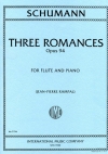 3つのロマンス・Op.94（ロベルト・シューマン）（フルート＋ピアノ）【3 Romances Op 94】
