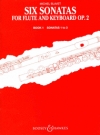 6つのソナタ・Op.2・第1巻（No.1-No.3）（ミシェル・プラヴェ）  (フルート＋ピアノ）【6 Sonatas Op 2 Bk 1 Sonatas 1-3】