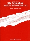 6つのソナタ・Op.2・第2巻（No.4-No.6）（ミシェル・プラヴェ）  (フルート＋ピアノ）【6 SONATAS OP 2 BK 2 SONATAS 4-6】