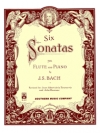 6つのフルート・ソナタ（バッハ）  (フルート＋ピアノ）【6 Sonatas】