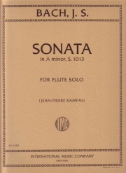 無伴奏フルート・ソナタ・イ短調（バッハ） (フルート）【Sonata in A minor, S. 1013】