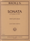 無伴奏フルート・ソナタ・イ短調（バッハ） (フルート）【Sonata in A minor, S. 1013】
