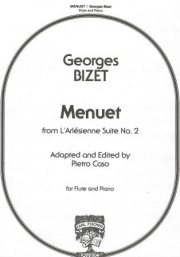 メヌエット ｢アルルの女｣ 第２組曲より   (フルート＋ピアノ）【MENUET FROM L'ARLESIENNE SUITE #2】