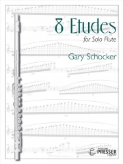 8つのエチュード（ゲイリー・ショッカー）  (フルート）【8 Etudes】