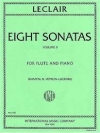 8つのフルート・ソナタ・第2巻（ジャン＝マリー・ルクレール）  (フルート＋ピアノ）【Eight Sonatas:Volume II】