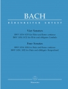4つのソナタ BWV 1030、 1032、 1034、 1035  (フルート＋ピアノ）【Four Sonatas BWV 1030、 1032、 1034、 1035】