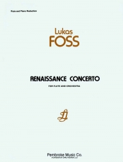 ルネサンス交響曲（ルーカス・フォス） (フルート+ピアノ)【Renaissiance Concerto】
