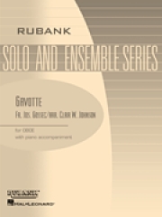 ガボット（フランソワ＝ジョセフ・ゴセック）（オーボエ+ピアノ）【Gavotte】