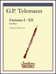 12の幻想曲 （テレマン）（オーボエ）【Fantasies I-XII】