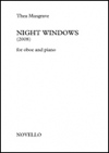 ナイト・ウィンドウズ（シア・マスグレイヴ）  (オーボエ+ピアノ)【Night Windows】