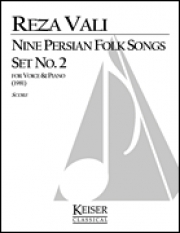 ペルシャ地方の9つの民謡: Set No. 2（レザ・ワリー）  (オーボエ+ピアノ)【Nine Persian Folk Songs: Set No. 2】