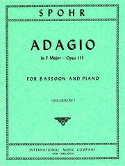 アダージョ・ヘ長調・Op.115（ルイ・シュポア）（バスーン+ピアノ）【Adagio in F major Op. 115】