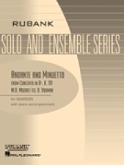 アンダンテとメヌエット（モーツァルト）（バスーン+ピアノ）【Andante and Menuetto (from Concerto in Bb. K.191)】