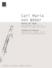 ウェーバー・協奏曲・Op.75（カール・マリア・フォン・ウェーバー）（バスーン+ピアノ）【Weber Konzert Op. 75】
