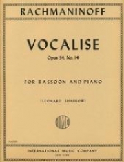 ヴォカリーズ・Op.34・No.14（セルゲイ・ラフマニノフ）（バスーン+ピアノ）【Vocalise Op. 34 No.14】