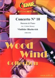 協奏曲・10番（ウラディスラフ・ブラゼヴィッチ）（バスーン+ピアノ）【Concerto No. 10】