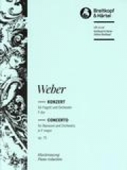 協奏曲・Op.75（カール・マリア・フォン・ウェーバー）（バスーン+ピアノ）【Concerto Op.75】