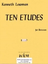 10の練習曲（ケネス・ロウマン）（バスーン）【TEN ETUDES】
