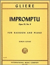 即興曲・Op.35・No.9（レインゴリト・グリエール）（バスーン+ピアノ）【Impromptu Op. 35 No. 9】