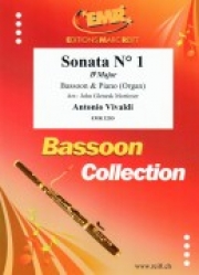 ソナタ・1番・変ロ長調（アントニオ・ヴィヴァルディ）（バスーン+ピアノ）【Sonata No. 1 in Bb Major】