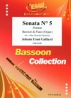 ソナタ・5番・ニ短調（ヨハン・アーンスト・ガリアード）（バスーン+ピアノ）【Sonata No. 5 in D minor】