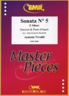 ソナタ・5番・ホ短調（アントニオ・ヴィヴァルディ）（バスーン+ピアノ）【Sonata No. 5 in E minor】