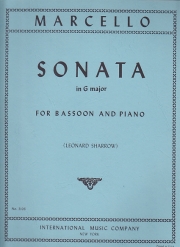 ソナタ・ト長調（ベネデット・マルチェッロ）（バスーン+ピアノ）【Sonata in G major】