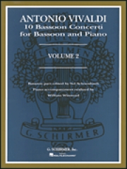 10のバスーン協奏曲・第2集（アントニオ・ヴィヴァルディ）（バスーン+ピアノ）【10 Bassoon Concerti Vol. 2】