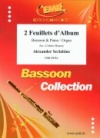 2つのアルバムの綴り（アレクサンドル・スクリャービン）（バスーン+ピアノ）【2 Feuillets d'Album】