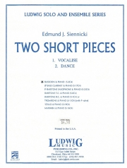 2つの短い小品（エドムンド・J・シーニッキ）（バスーン+ピアノ）【Two Short Pieces】