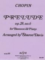 プレリュード・Op.28・No.6（フレデリック・ショパン）（バスーン+ピアノ）【PRELUDE OP. 28 NO. 6】