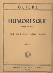 ユーモレスク・Op.35・No.8（レインゴリト・グリエール）（バスーン+ピアノ）【Humoresque Op. 35 No. 8】