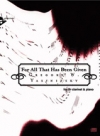 与えられたすべてのもののために（グレゴリー・ヤシニツスキー）（クラリネット+ピアノ）【For All That Has Been Given】
