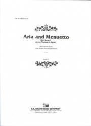 アリアとメヌエット（モーツァルト）（クラリネット+ピアノ）【Aria and Menuetto】