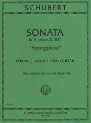 アルペジョーネ・ソナタ・イ短調・D821(シューベルト）（クラリネット+ギター）【Sonata in A minor  D. 821 for Guitar and Clarinet】