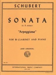 アルペジョーネ・ソナタ・イ短調・D821(シューベルト）（クラリネット+ピアノ）【Sonata in A minor Arpeggione (D.821)】