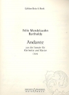 アンダンテ（フェリックス・メンデルスゾーン）（クラリネット+ピアノ）【Andante (1824)　from Sonata for Clarinet and Piano】
