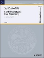 5つの断片（イェルク・ヴィトマン）（クラリネット+ピアノ）【Five Fragments】