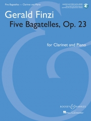 5つのバガテル（ジェラルド・フィンジ）（クラリネット+ピアノ）【Five Bagatelles Op.23】