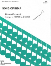 インドの歌（リムスキーコルサコフ）（クラリネット+ピアノ）【Song of India】