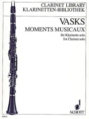楽興の時（ペトリス・ヴァスクス）（クラリネット）【Moments Musicaux】