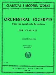 管弦楽抜粋曲集・第4巻（クラリネット）【Orchestral Excerpts Volume 4】