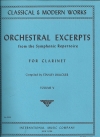 管弦楽抜粋曲集・第5巻（クラリネット）【Orchestral Excerpts from Classical and Modern Works Vol.5】
