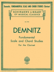 基礎的なスケールとコードの練習曲（フリードリヒ・デムニッツ）（クラリネット）【Fundamental Scale and Chord Studies】