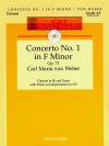 協奏曲・第1番・ヘ短調・Op.73（ウェーバー）（クラリネット+ピアノ）【Concerto No. 1 in F Minor  Op. 73】
