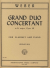 協奏的大二重奏曲・Op.48（カール・マリア・フォン・ウェーバー）（クラリネット+ピアノ）【Grand Duo Concertant  Opus 48】